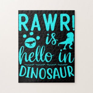 Rawr! Ist Hello in Dinosaur Puzzle