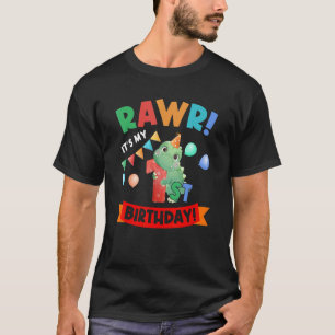 Rawr ist mein 1. Geburtstag 1. Geburtstag Ki T-Shirt