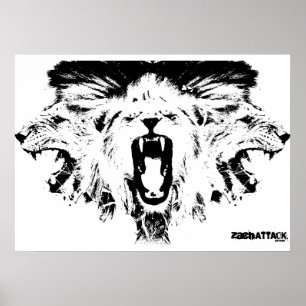 RAWR Lions Poster
