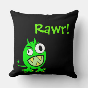 Rawr Little Green Devil Kissen