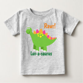 Rawr! Luv-a-saurus Baby Junge grüner Dinosaurier T-shirt