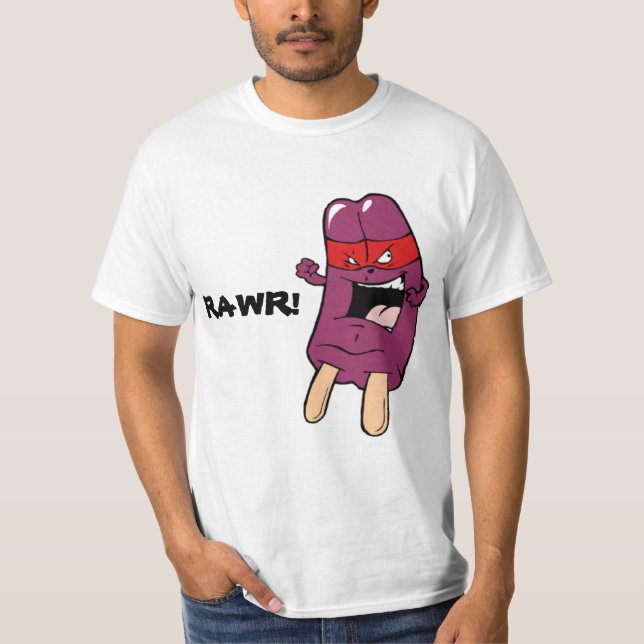 RAWR! Ninja Eiscreme T-Shirt (Vorderseite)