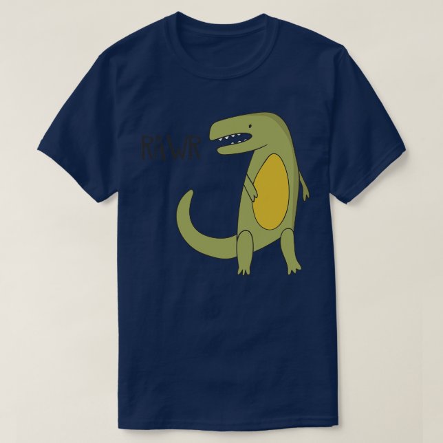 RAWR TREX TYRANNOSAURUS REX NIEDLICH DINOSAUR TShi T-Shirt (Design vorne)