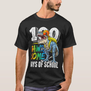 Rawrsome Dinosaurier Tage am 100. Scho Tag T-Shirt