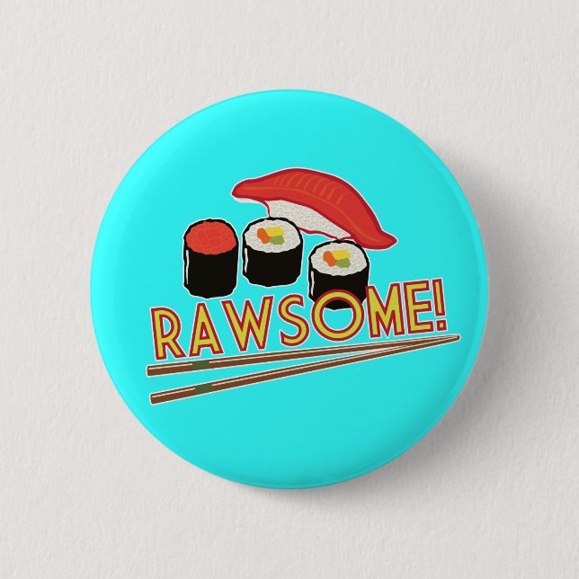 Rawsome! Button (Vorderseite)