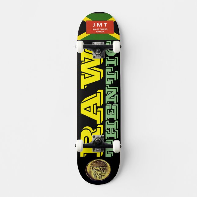 RAWTHENTIC JMT Skateboard (Vorderseite)