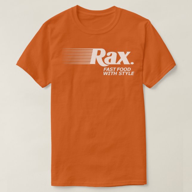 Rax Restaurant Design 80er und 90er Defunkt Restau T-Shirt (Design vorne)