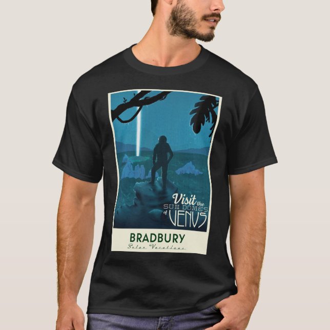 Ray Bradbury - Reise "The Long Rain"   T-Shirt (Vorderseite)