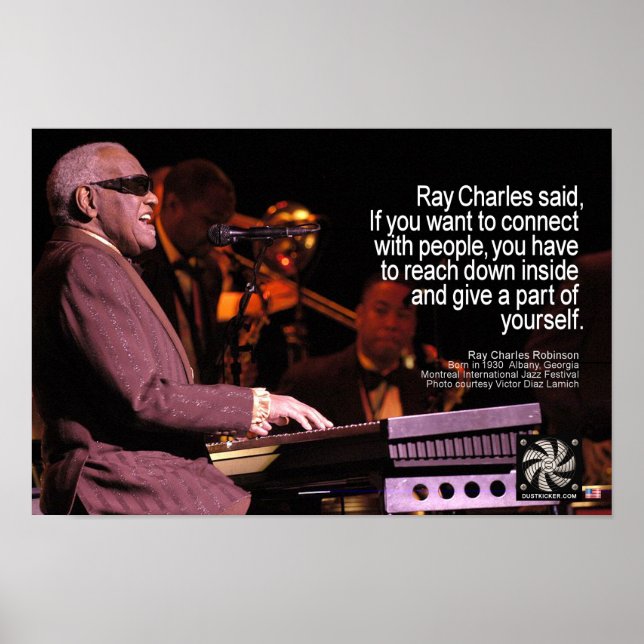 RAY CHARLES ROBINSON POSTER (Vorne)