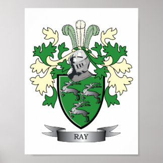 Ray-Familienwappen-Wappen Poster