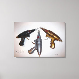 Ray Guns Art über Leinwand