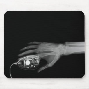 Ray Hand & Computer Maus Mousepad