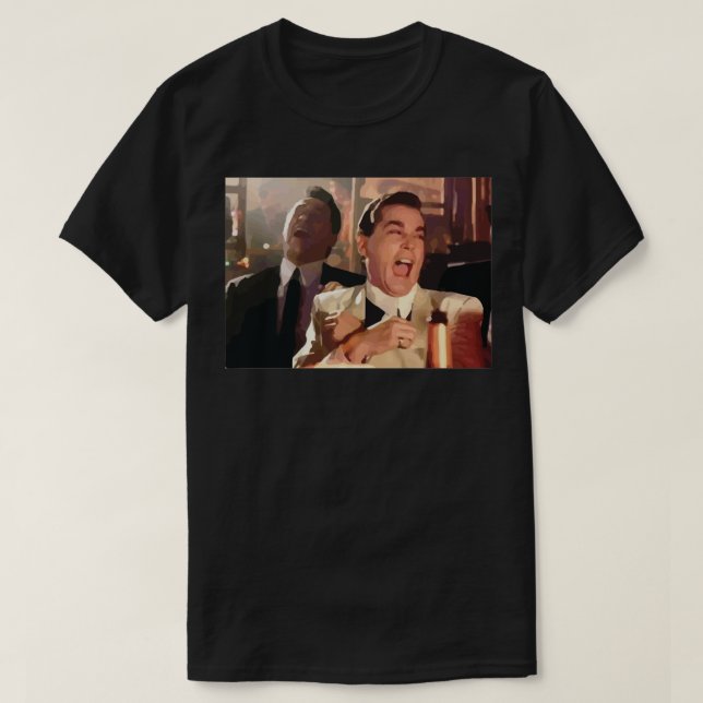 Ray Liotta Laugh Illustration Classic T - Shirt (Design vorne)