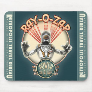Ray-O-Zap Retro-Roboter-Mauspad Mousepad