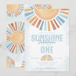 Ray of Sunshine Birthday Party Einladung