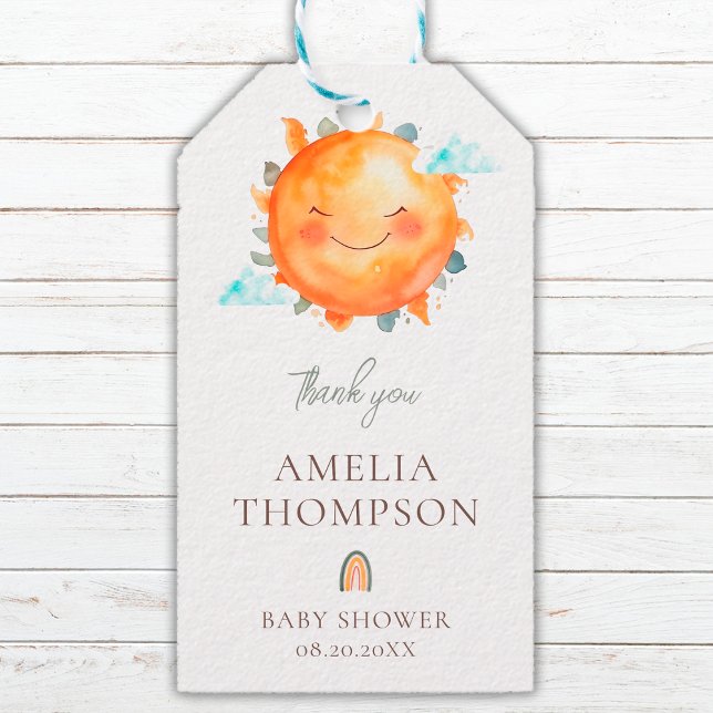 Ray of Sunshine Boho Rainbow Baby Duwer Gefallen Geschenkanhänger (Von Creator hochgeladen)