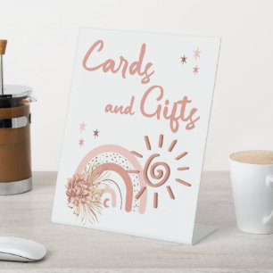 Ray of Sunshine Girl Shower Cards und Geschenke Sockelschild