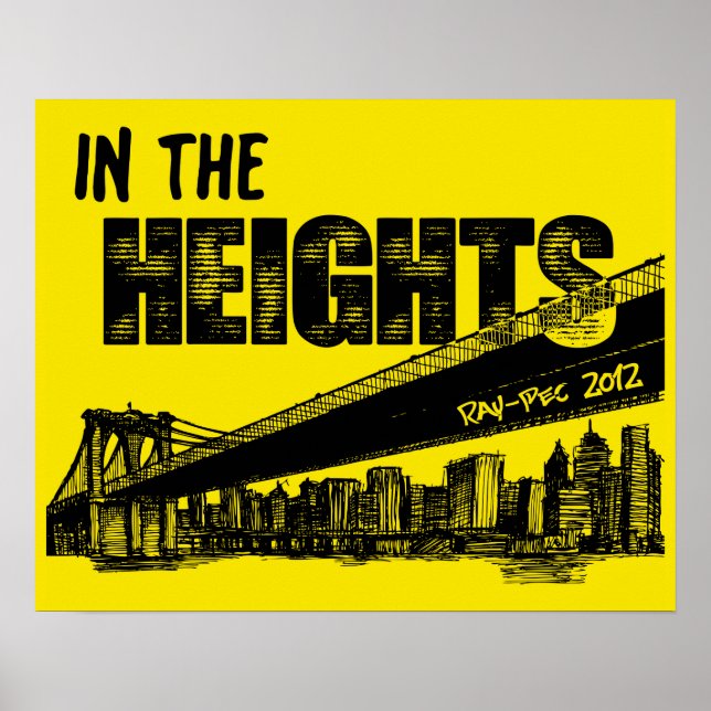 Ray-Pec 2012 in the Heights Poster (Vorne)
