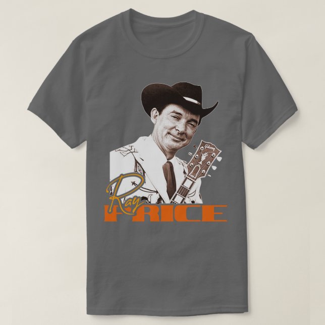 Ray Price Country Icon Tribute T-Shirt (Design vorne)