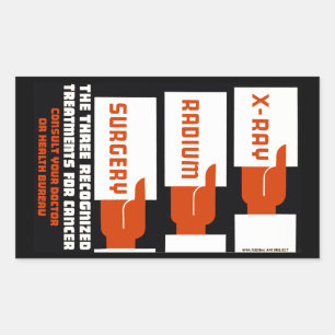 Ray, Radium, Operation Rechteckiger Aufkleber