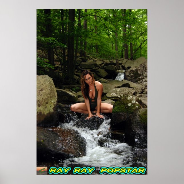 Ray Ray Popstar Wasserfall#4 Poster (Vorne)