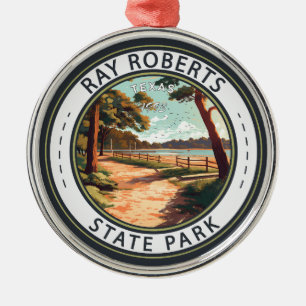 Ray Roberts Staat Park Texas Abzeichen Ornament Aus Metall