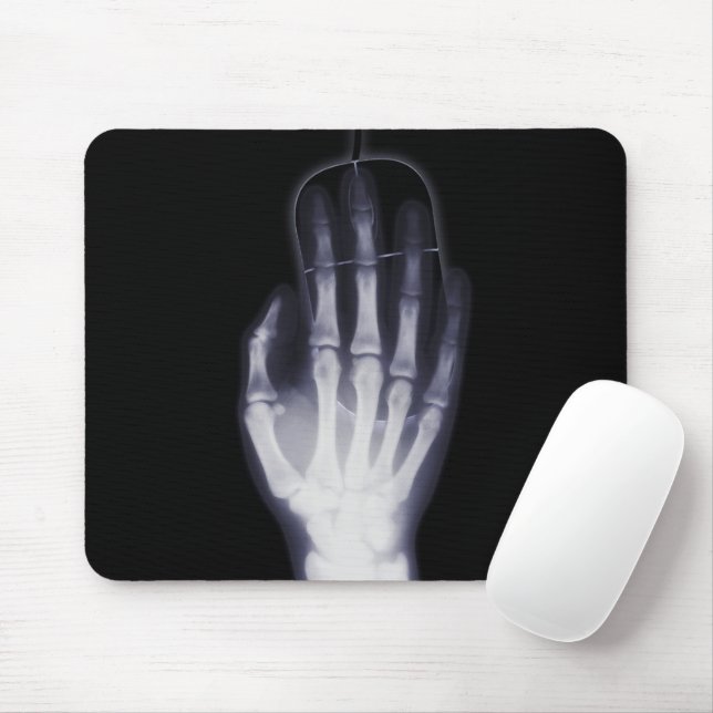 Ray Skeleton Hand Xray Mousepad (Mit Mouse)