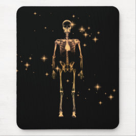 Ray Skeleton - Orange Mousepad