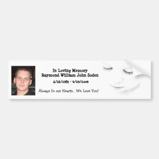 Ray Soden.ipg, Augen, in liebevollem Gedächtnis Autoaufkleber