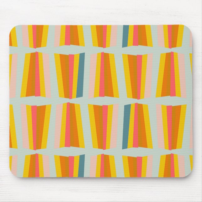 ray Zitrusfruchtgoldorange Sonnestrahl auf Mousepad (Vorne)