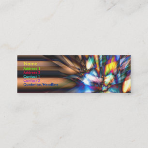 Raybreak Mini Visitenkarte