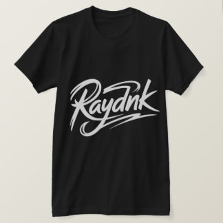 Raydnk Benutzerdefiniertes Skript-Logo T-Shirt