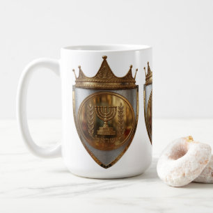 Rayel Hebräischer Golden Crest Follower  Kaffeetasse