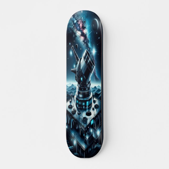 "Raygun Gothic Astronomic Observatory Deck" Skateboard (Vorne)