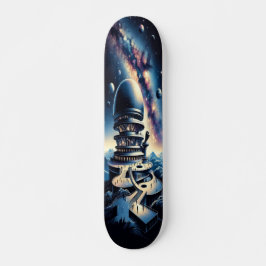 "Raygun Gothic Space Observatory Deck" Skateboard