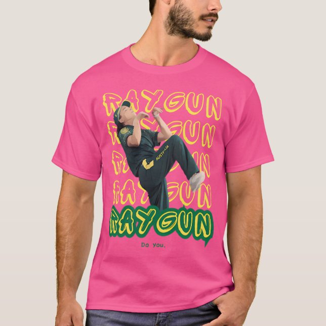 Raygun Rachel Gunn Breaking Australia Olympia Kan T-Shirt (Vorderseite)