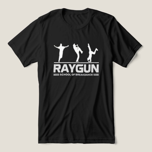 Raygun-Schule Tri-Blend Shirt (Design Vorderseite)