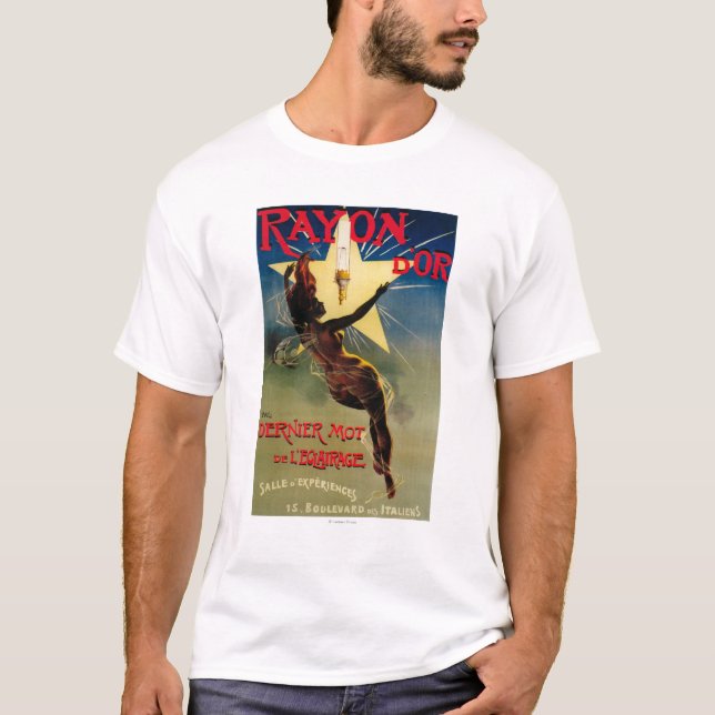 Rayon D'Or Restaurant-förderndes Plakat T-Shirt (Vorderseite)