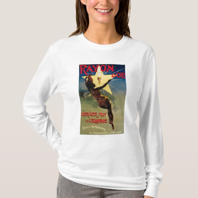 Rayon D'Or Restaurant-förderndes Plakat T-Shirt (Vorderseite)