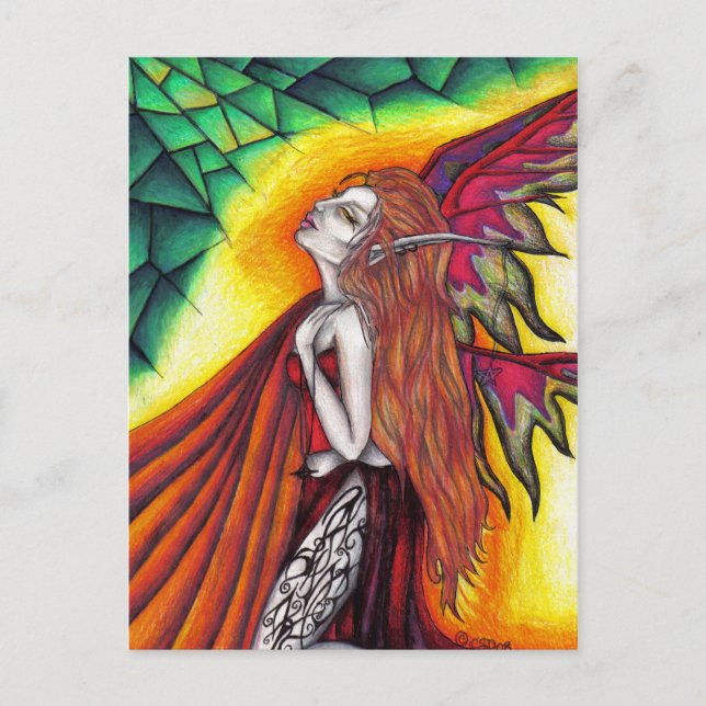 Rays from a Emerald Sun Postcard Postkarte (Vorderseite)