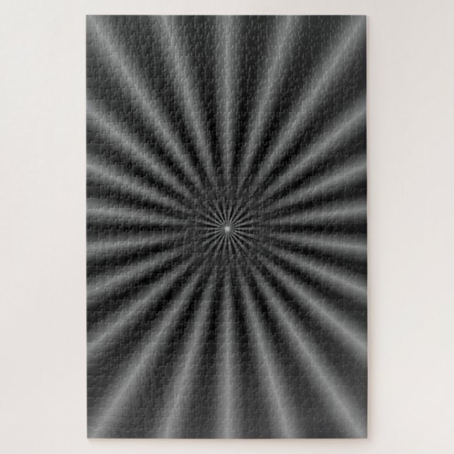 Rays in Black and White Puzzle (Vertikal)