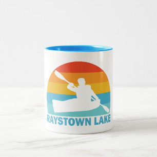Raystown Lake Pennsylvania Kayak Zweifarbige Tasse