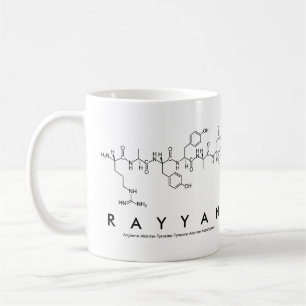 Rayyan Peptid-Namen-Tasse Tasse