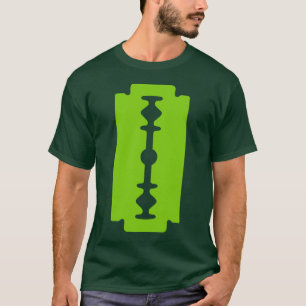 Razor Blade - Martian Green on Dark T-Shirt