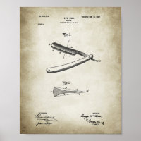 Razor-Patentposter