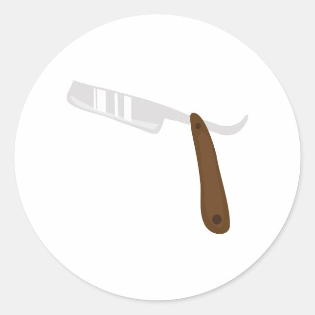 Razor Runder Aufkleber (Vorderseite)