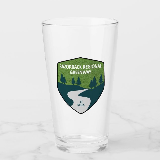 Razorback Regional Greenway Glas (Vorderseite)