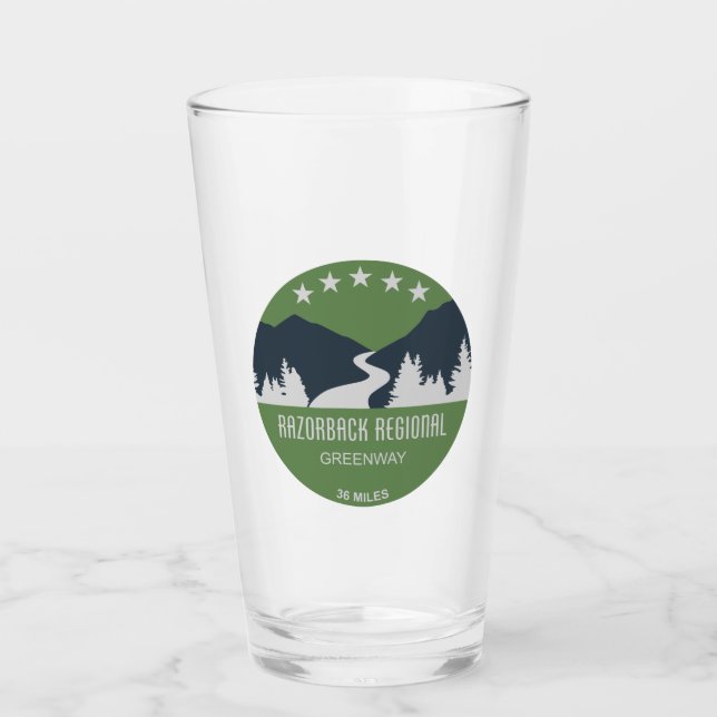 Razorback Regional Greenway Glas (Vorderseite)