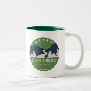 Razorback Regional Greenway Zweifarbige Tasse