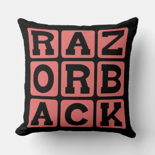 Razorback, Wild Boar Kissen